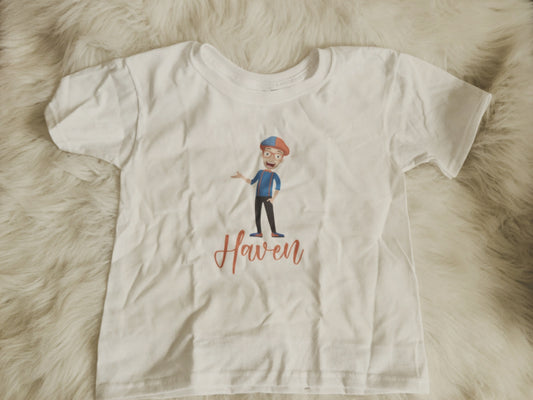 Personalized Blippi Girls Shirt Boys Shirt