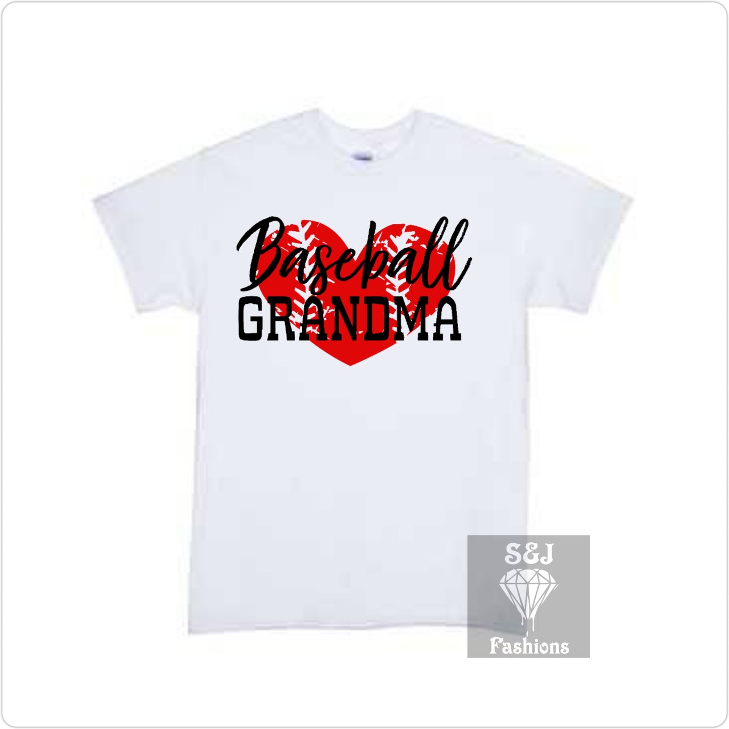 Baseball Grandma Ladies Shirt