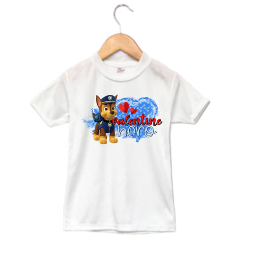 Paw Patrol Valentine Hero Boys Shirt Girls Shirt Ladies Shirt Mens Shirt