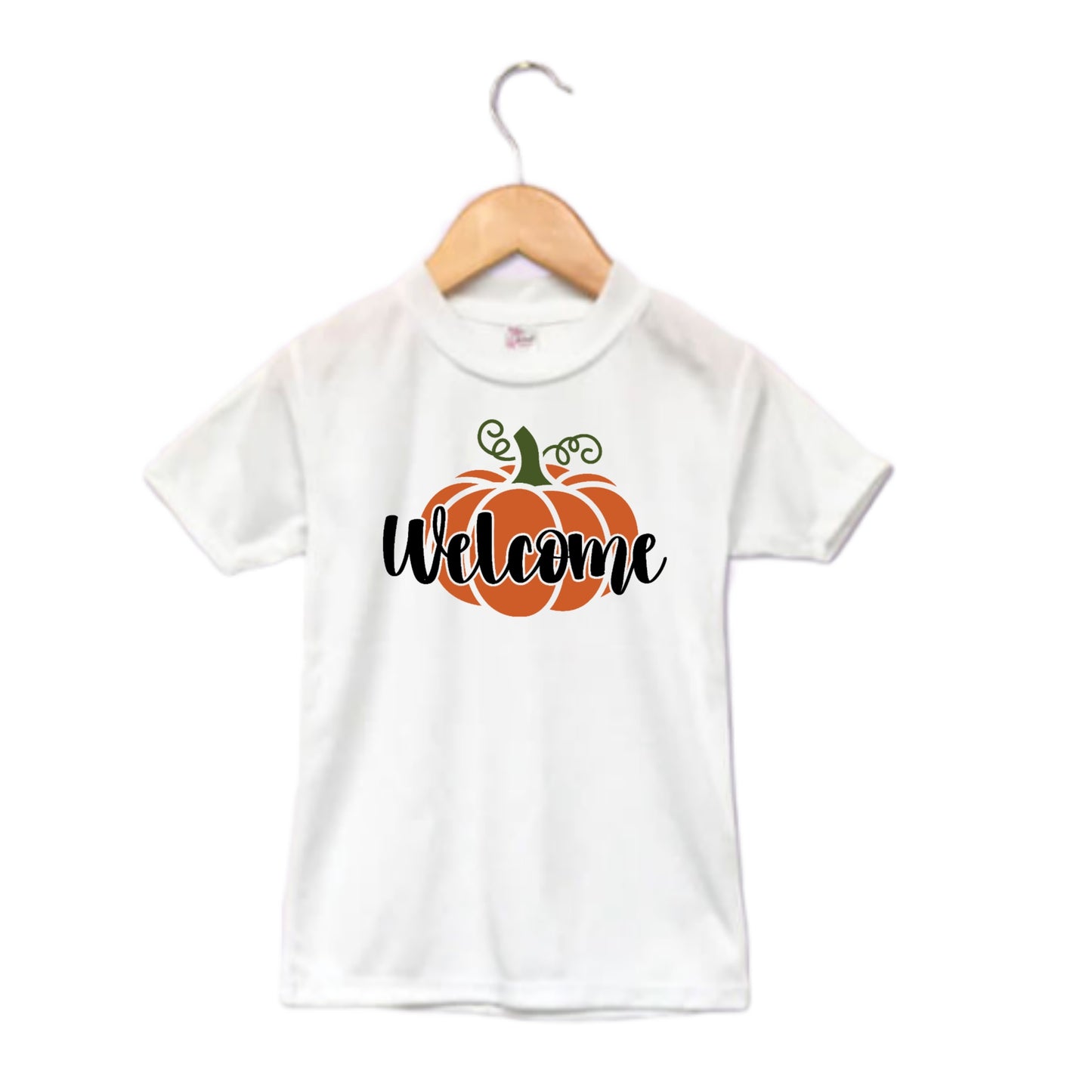 Welcome Fall Girls Shirt Ladies Shirt Boys Shirt