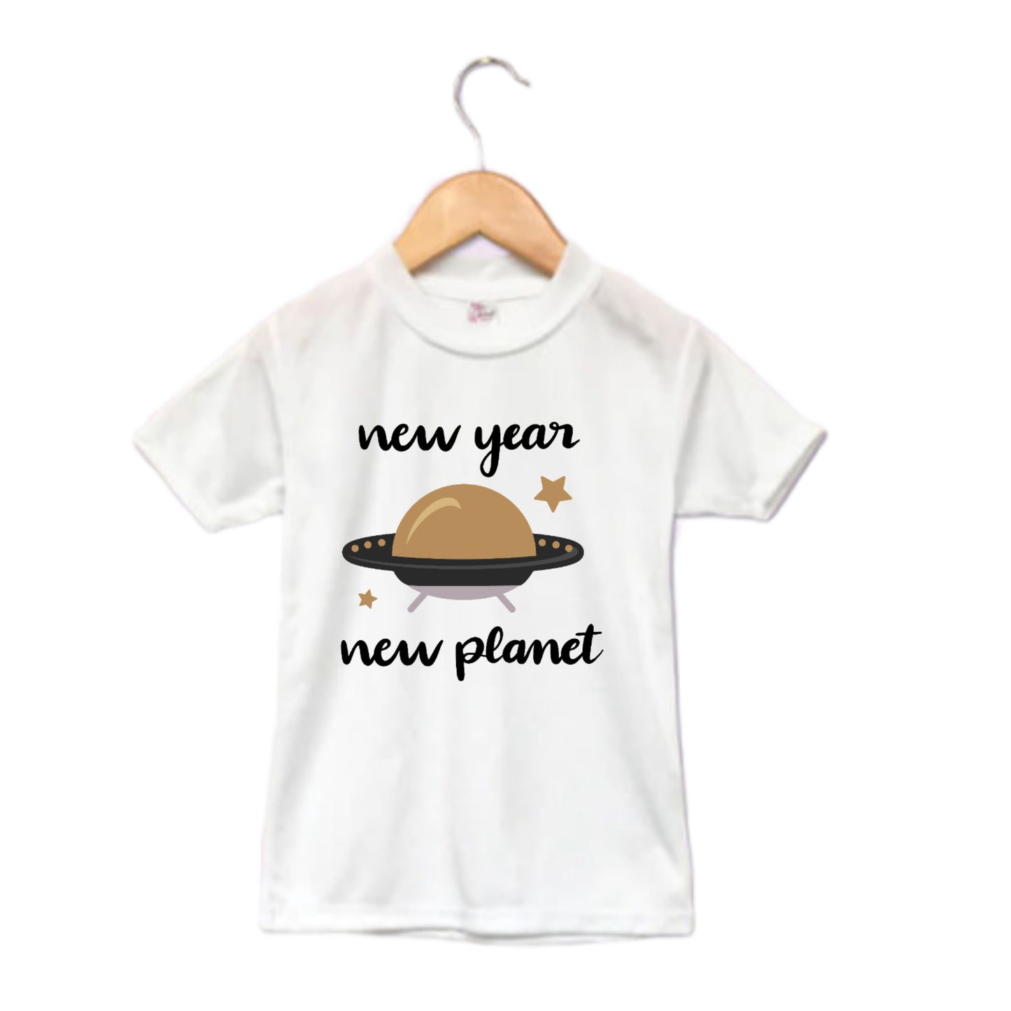 New Year New Planet Boys Shirt Girls Shirt