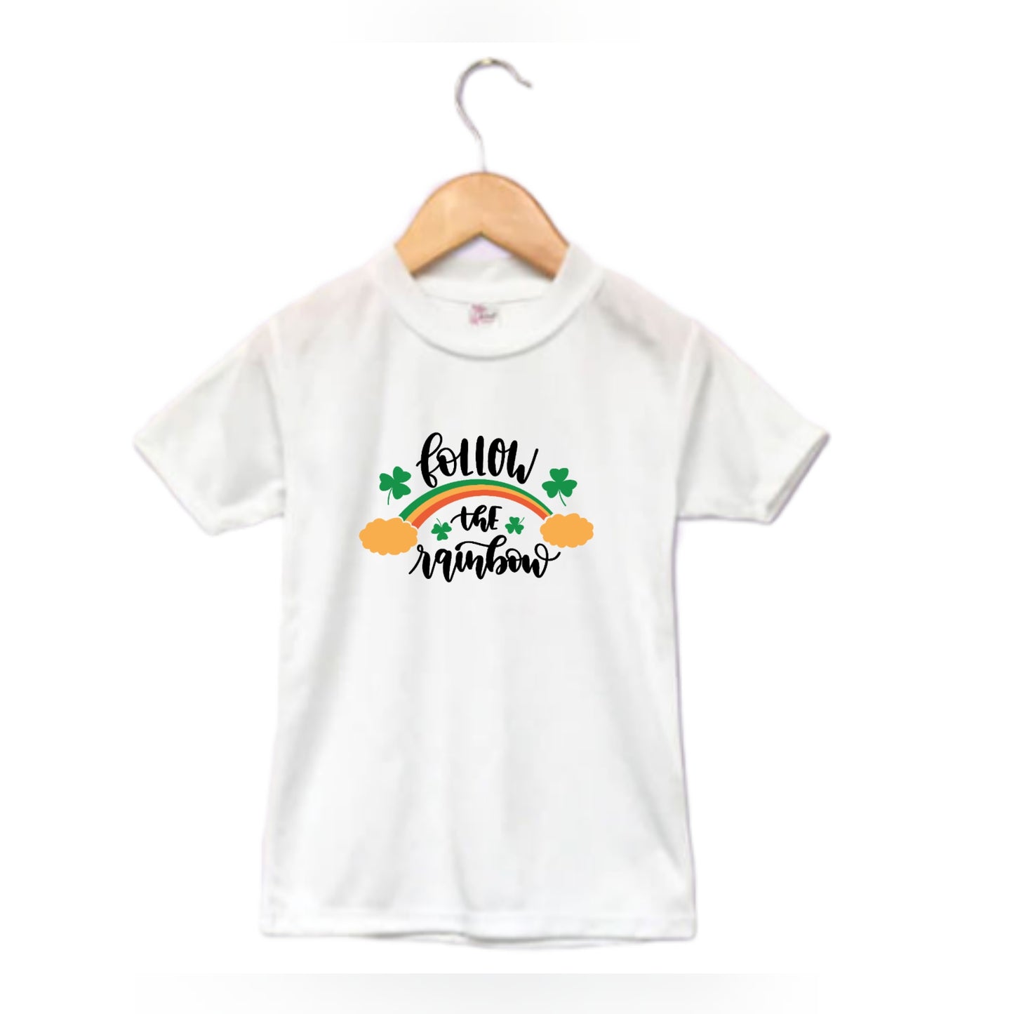 Follow The Rainbow Girls Shirt Boys Shirt St. Patrick's