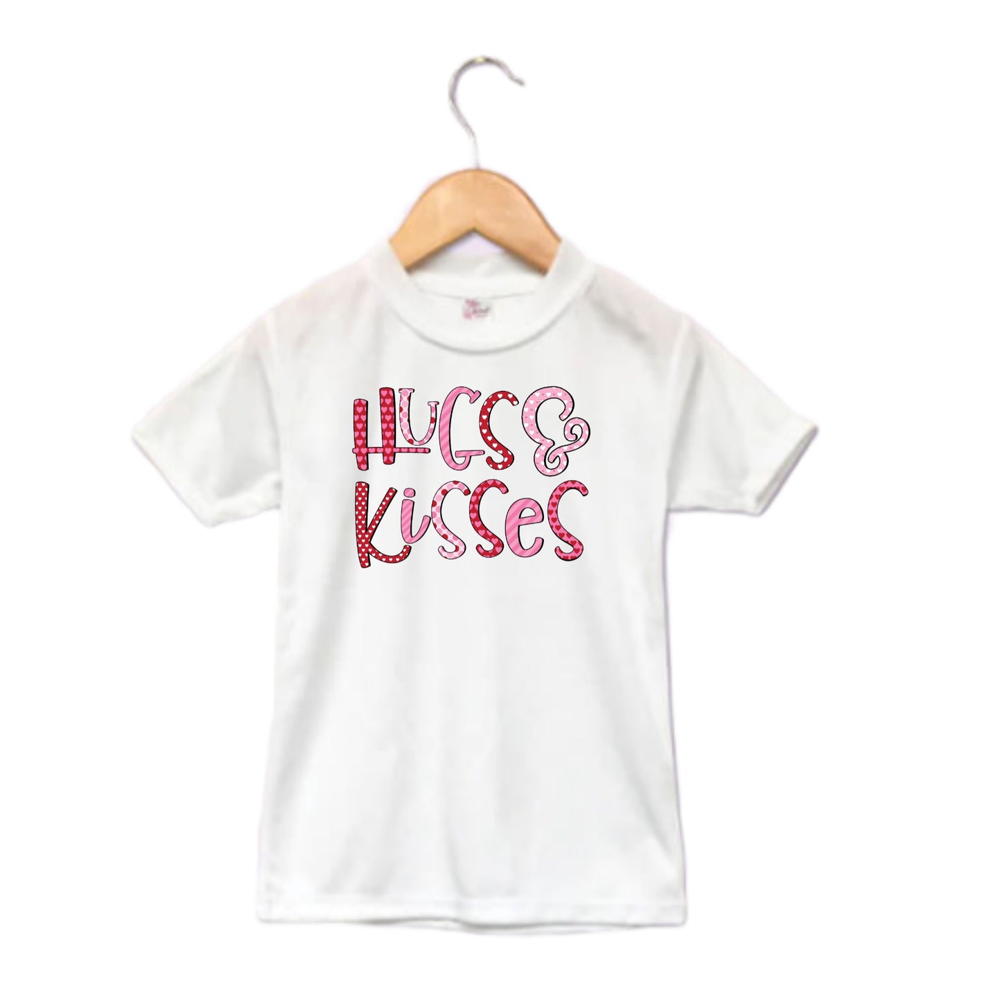 Hugs & Kisses Valentines Boys Shirt Girls Shirt