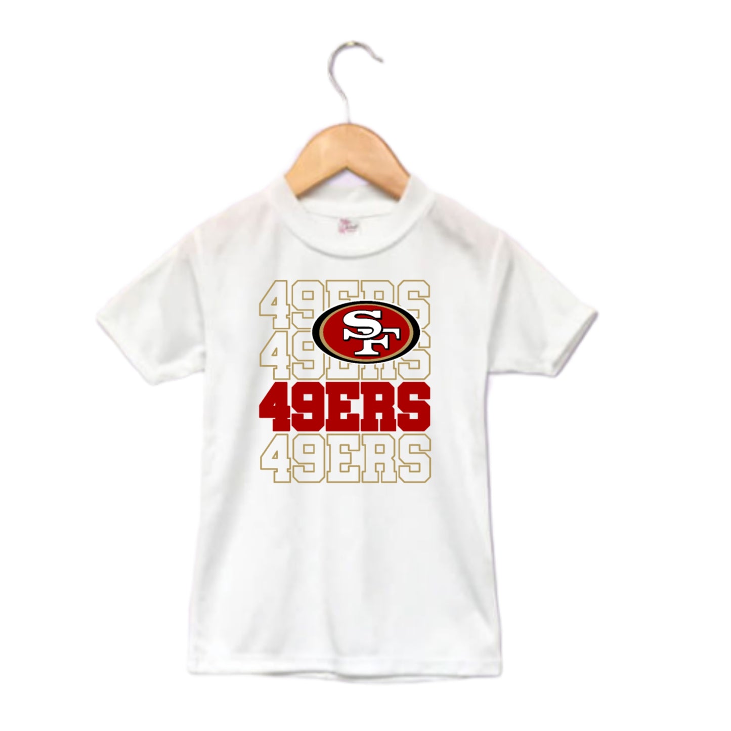 49ers NFL Football Boys Shirt Girls Shirt Ladies Shirt Mens Shirt
