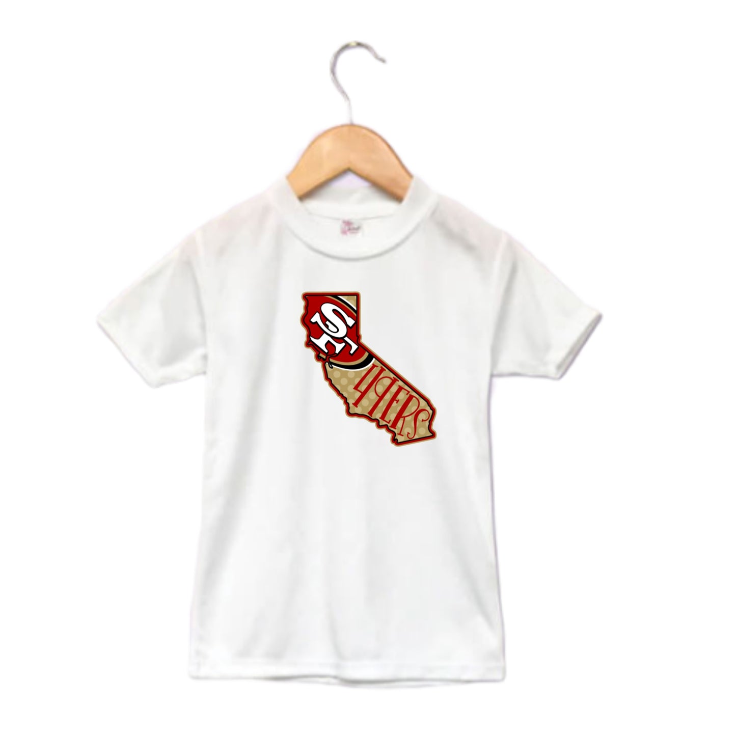 49ers NFL Football Boys Shirt Girls Shirt Ladies Shirt Mens Shirt