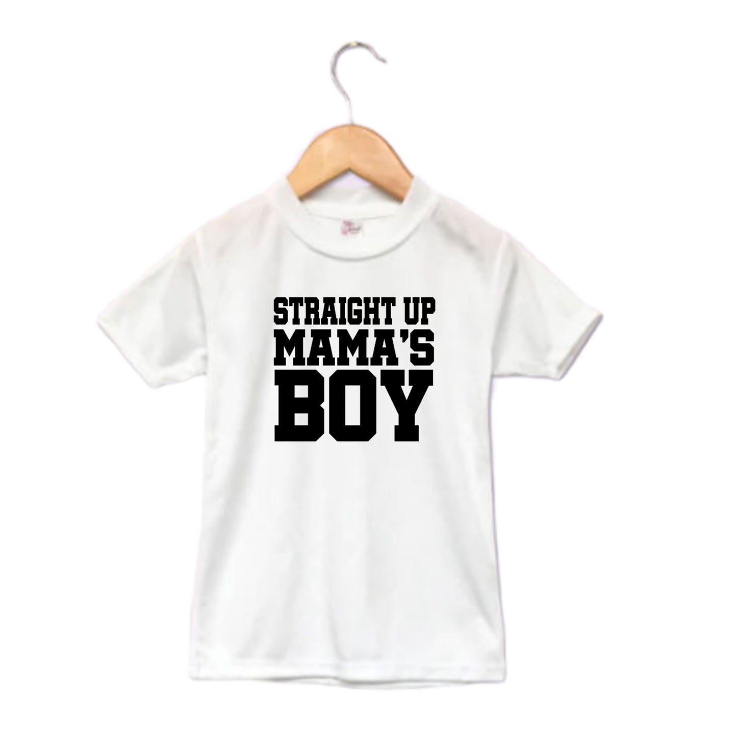 Straight Up Mama's Boy Boys Shirt