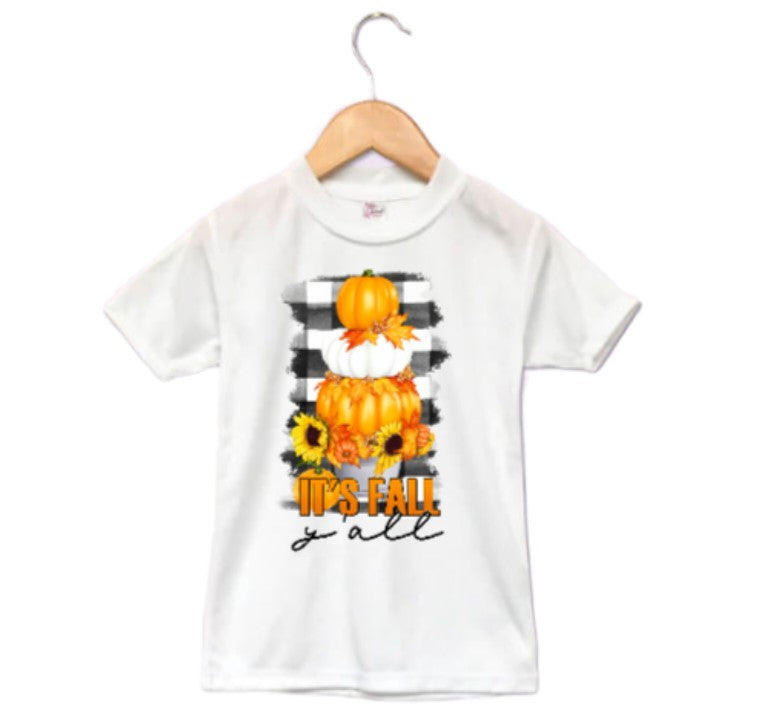 It's Fall Y'all Girls Shirt Ladies Shirt