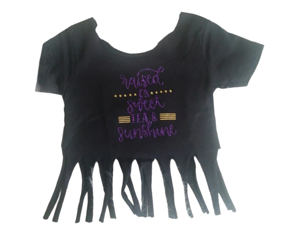 Raised On Sweet Tea and Sunshine Girls Shirt