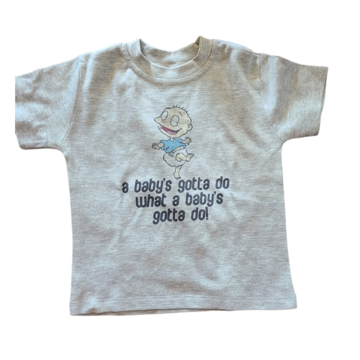 Rugrats A babys gotta do what a babys gotta do Boys Shirt Girls Shirt