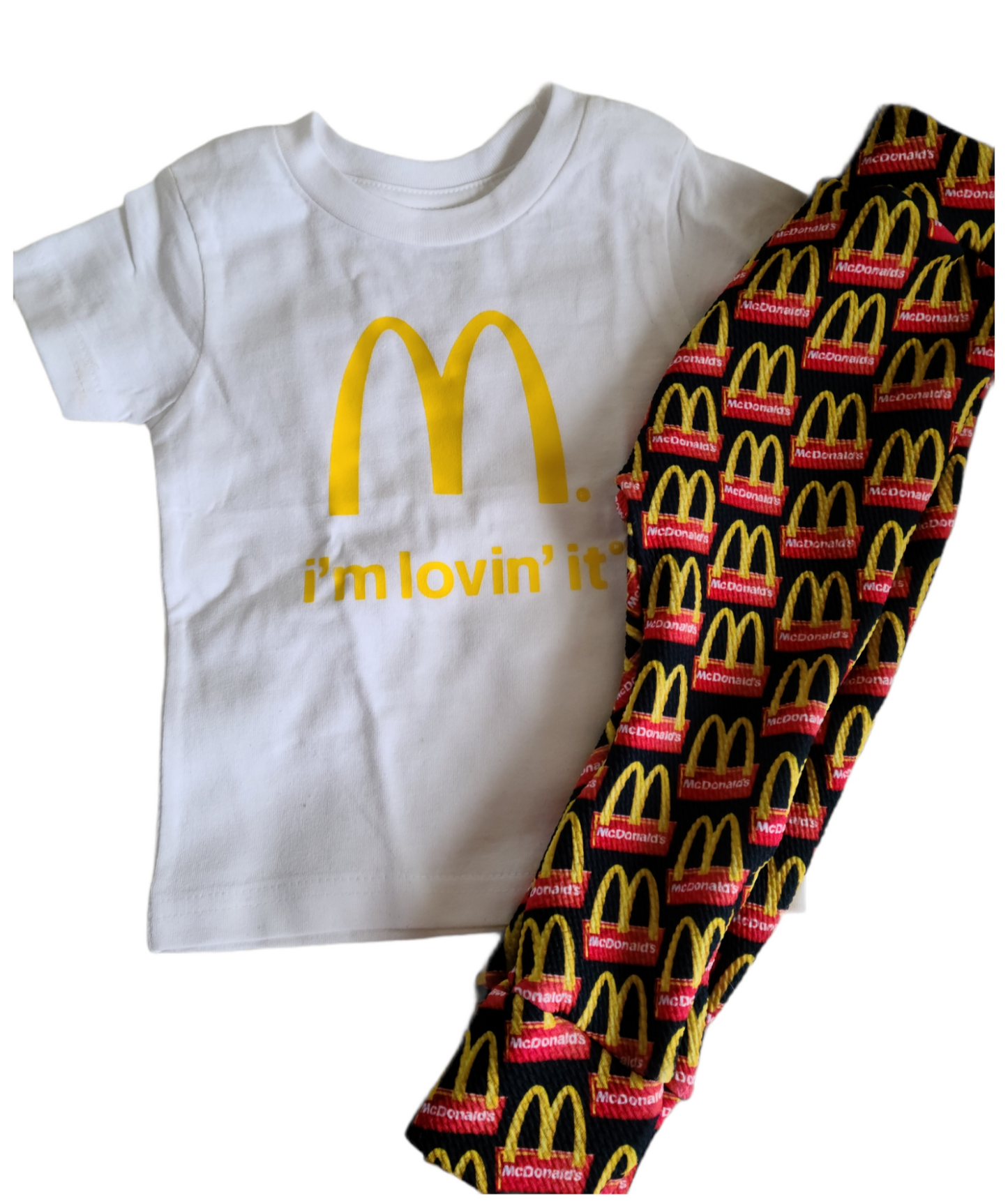 I'm Mc Lovin It McDondals Girls Shirt boys Shirt