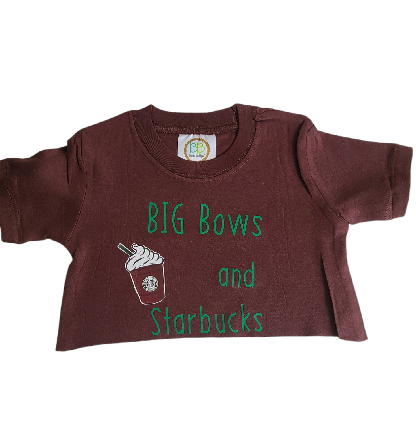 Big Bows and Starbucks Girls Shirt
