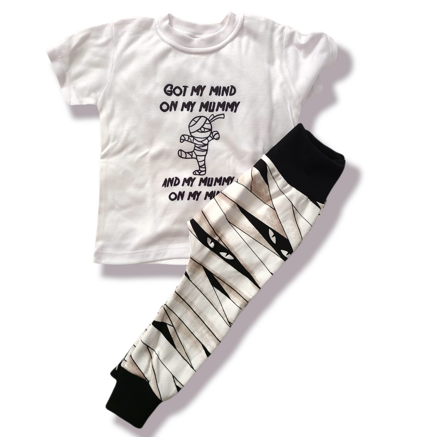 I Got My Mind On My Mummy and My Mummy On My Mind Halloween Boys Shirt Girls Shirt