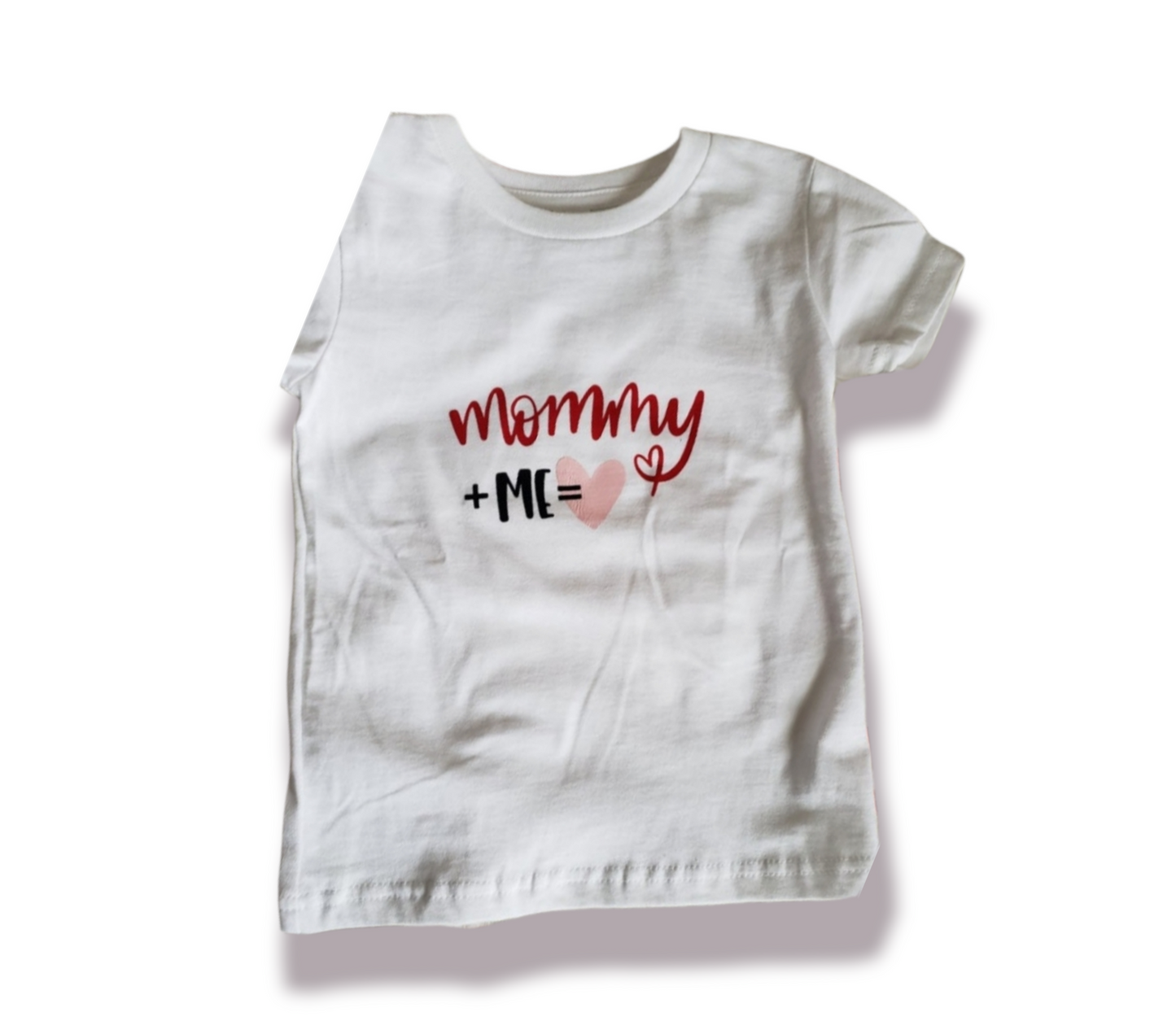 Mommy + Me = Love Valentines Girls Shirt