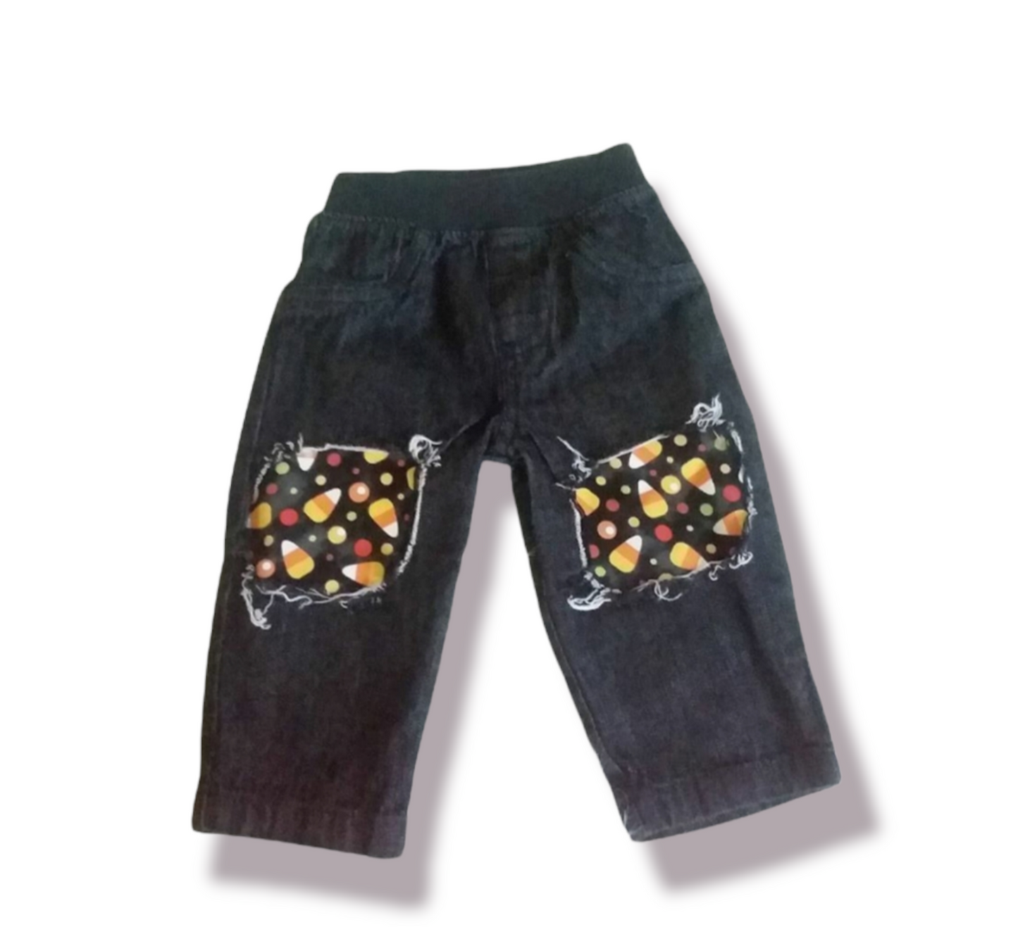Candy Corn Girls Distressed Jeans Boys Distressed Jeans Boys Distressed Jeans Halloween