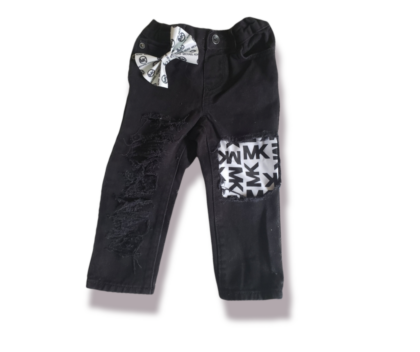 MK Girls Distressed Jeans Designer