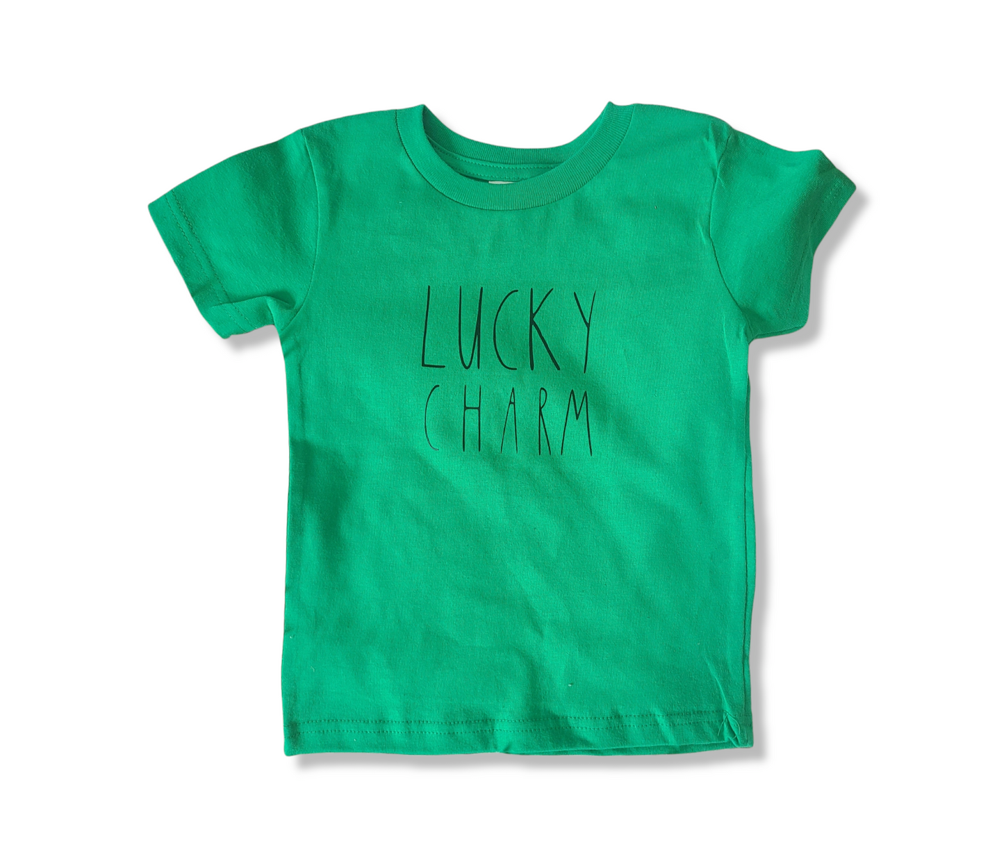 Lucky Charm St. Patricks Day Girls Shirt Boys Shirt