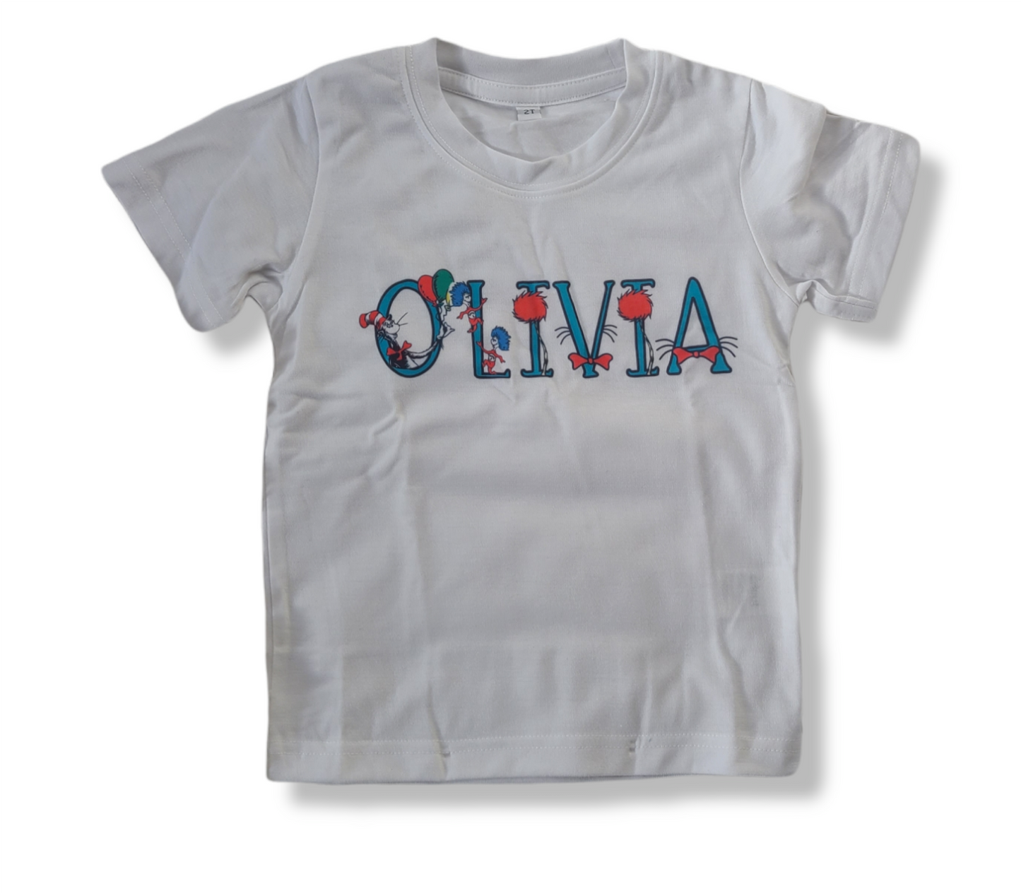 Dr. Seuss Name Shirts Boys Shirt Girls Shirt Ladies Shirt Mens Shirt