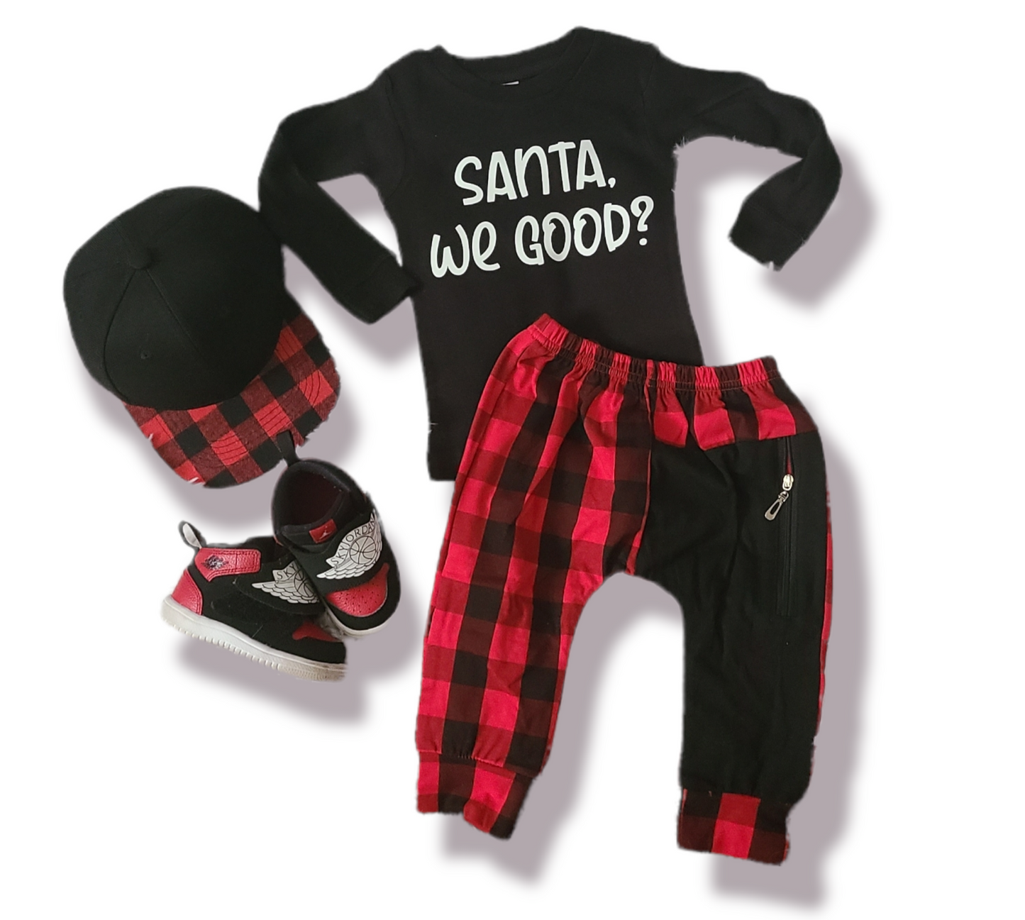 Santa, We Good? Christmas Boys Shirt Girls Shirt