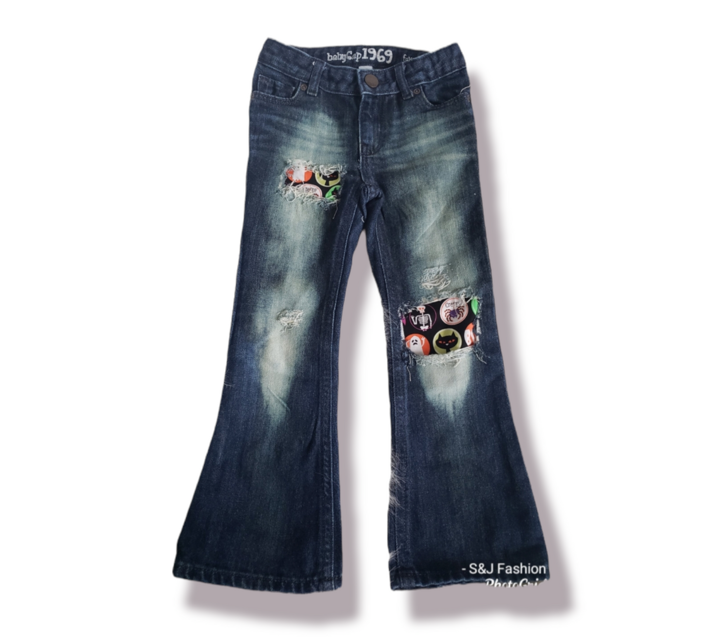 Halloween Girls Distressed Jeans