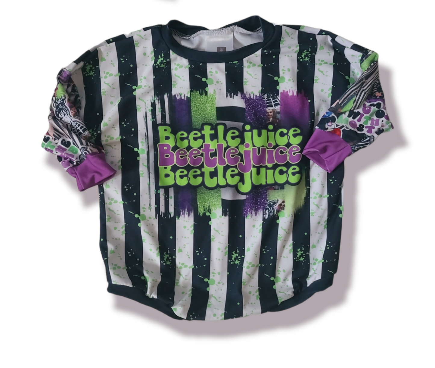 Beetlejuice Sweater Romper Halloween