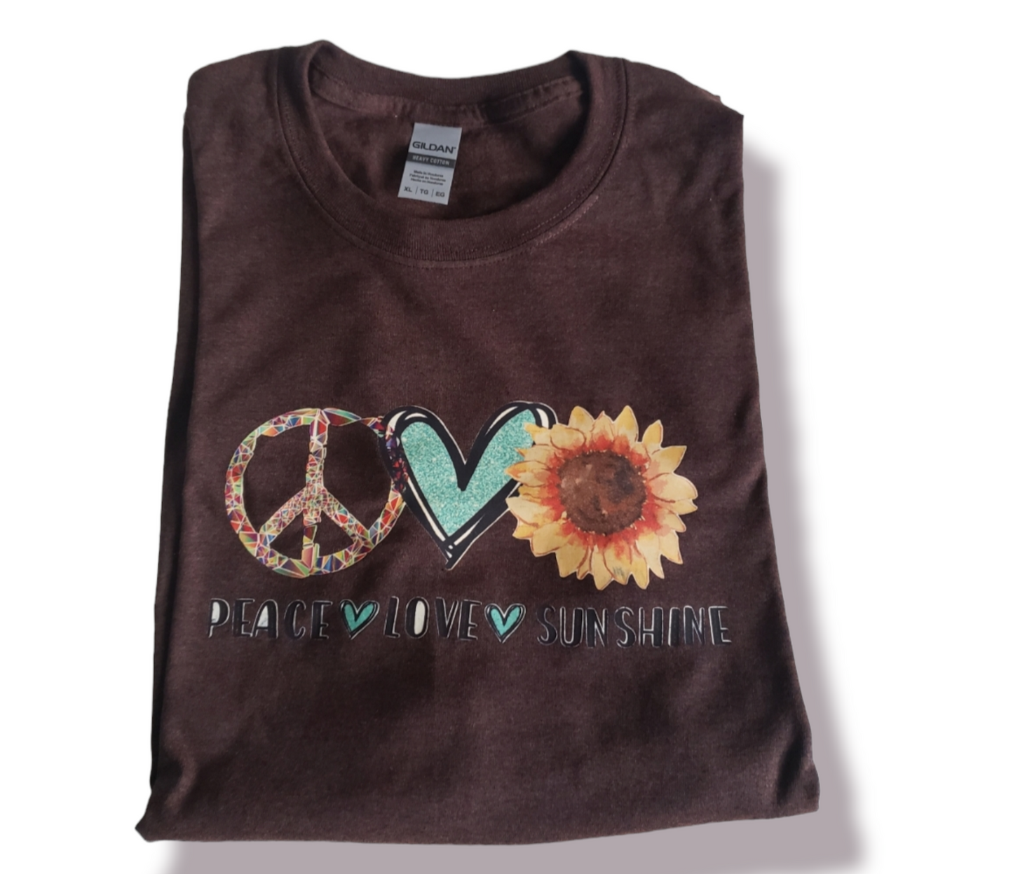 Peace Love Sunshine Girls Shirt Ladies Shirt Boys Shirt Mens shirt