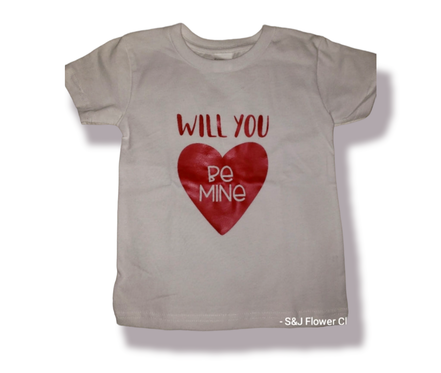 Will You Be Mine Boys Shirt Girls Shirt Valentines