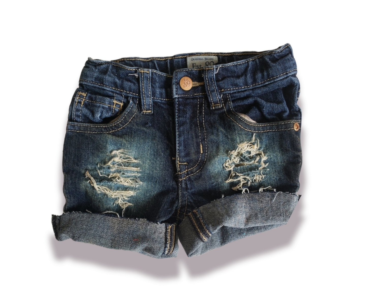 Basic Girls Distressed Jeans Shorts