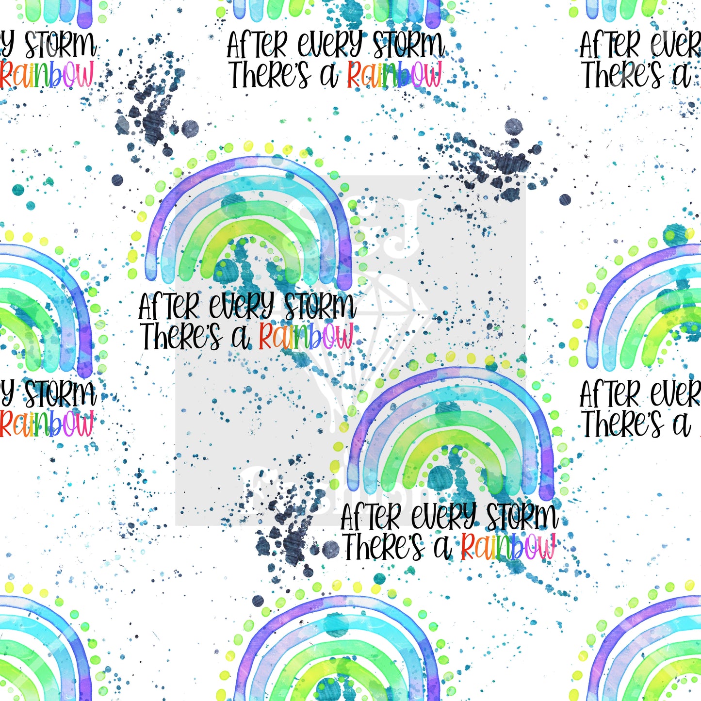 After Every Storm theres a rainbow Handmade