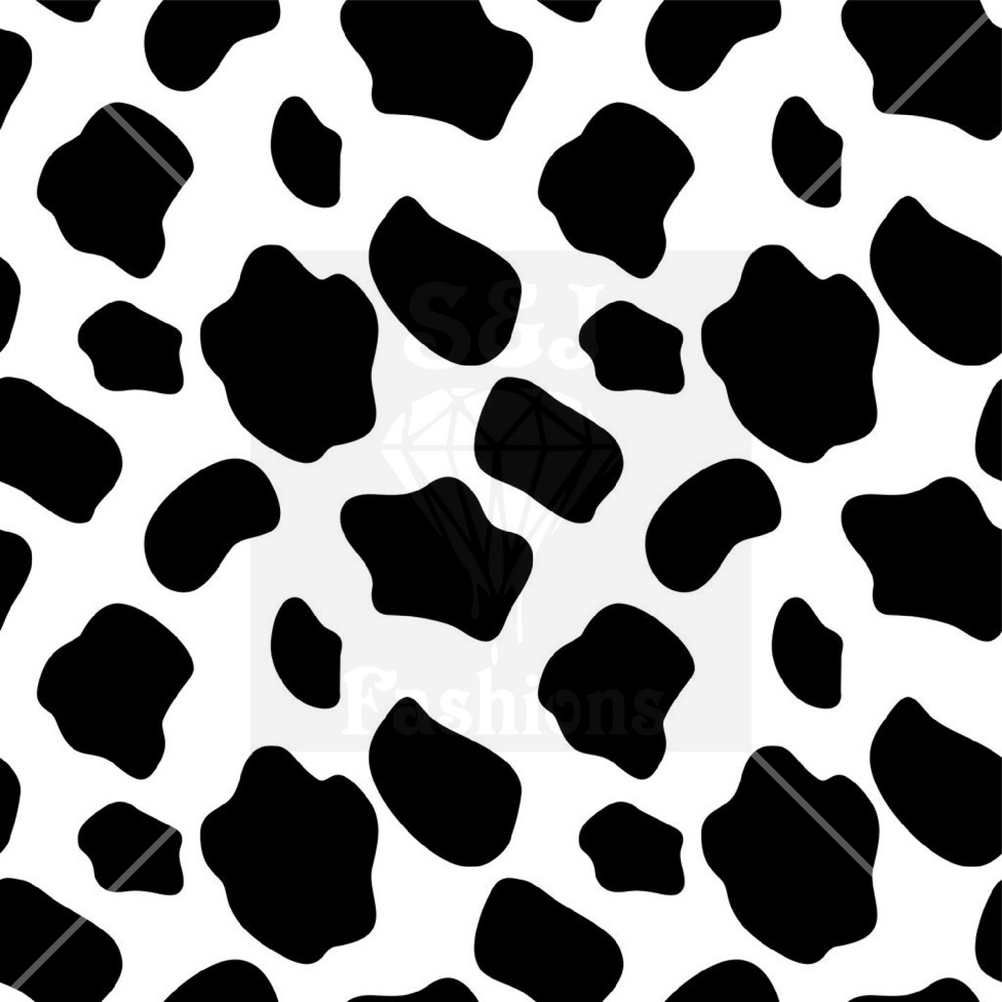 Cow Western Print Handmade