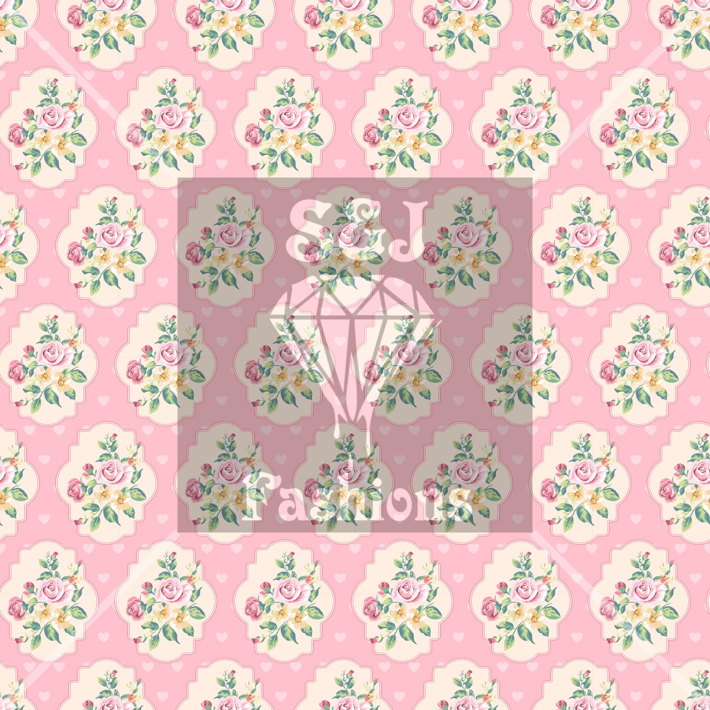 Pink Floral Handmade