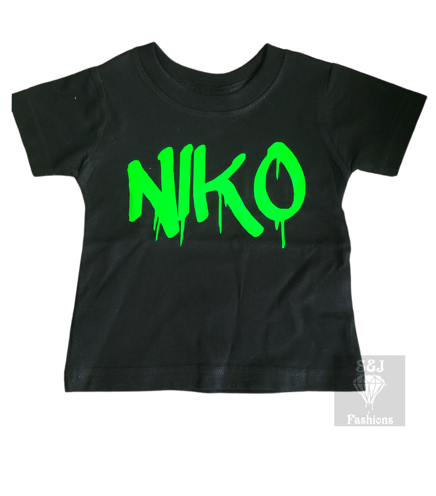 Personalized Name Drip Boys Shirt Girls Shirt