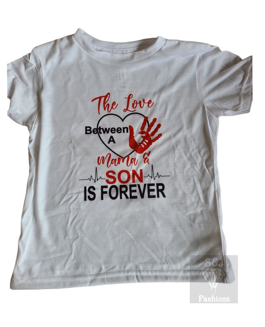 The Love Between A Mama And Son Shirt Boys Shirt