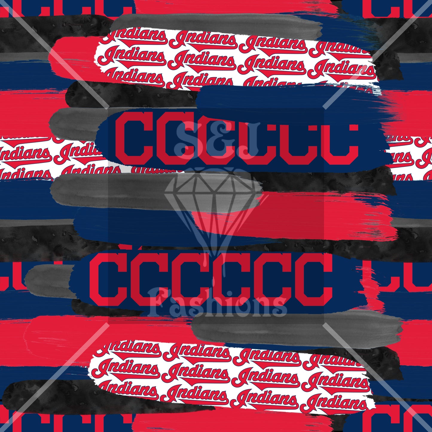 Cleveland Indians Baseball Handmade