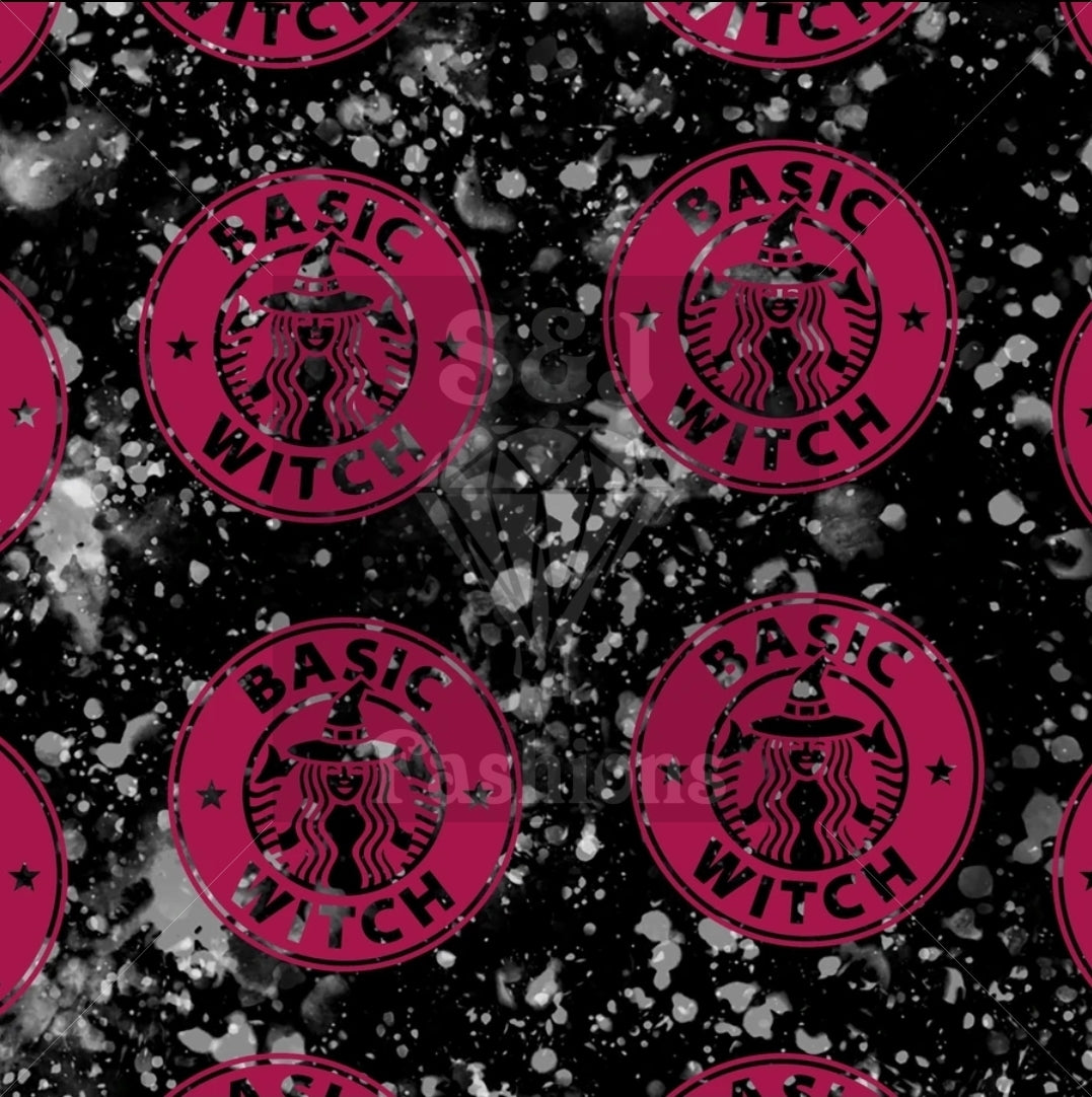 Basic Witch Pink Halloween Handmade