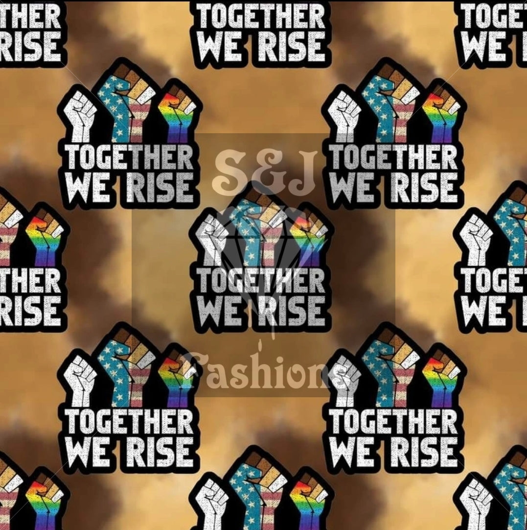 Together we rise Handmade BLM