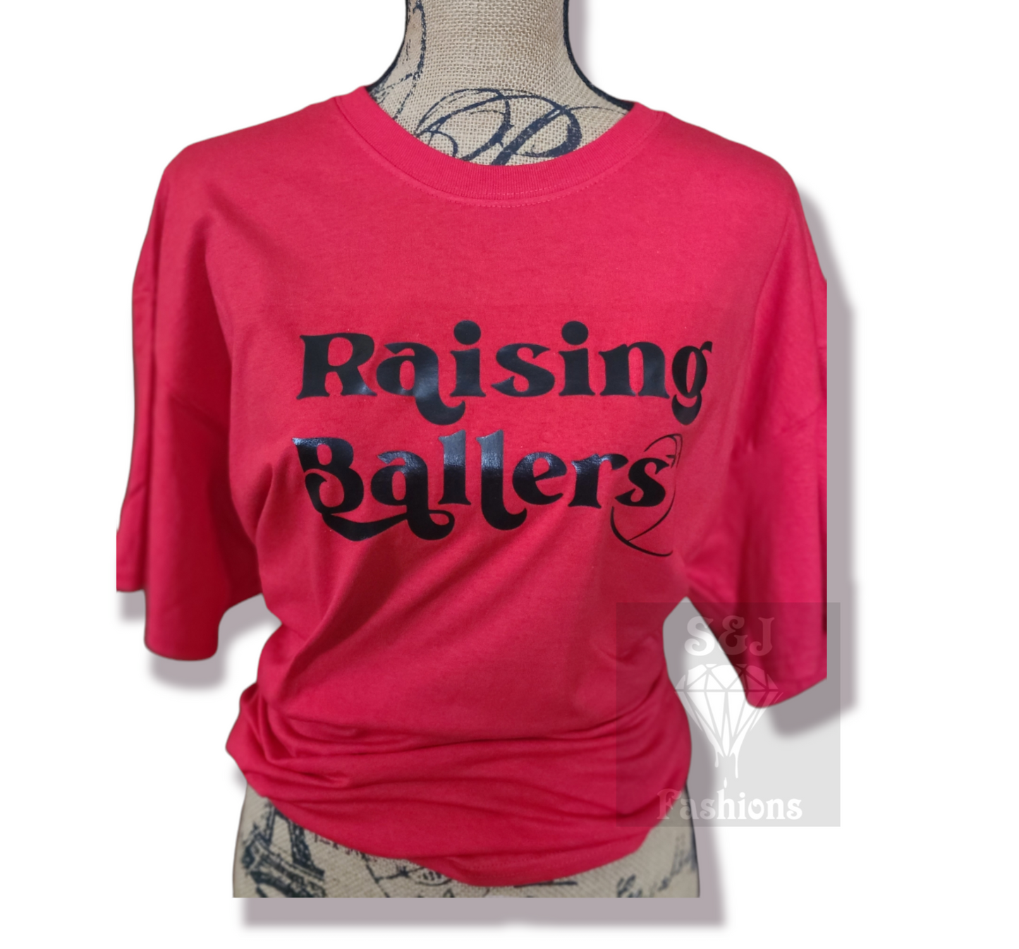 Raising Ballers Baseball Ladies Shirt
