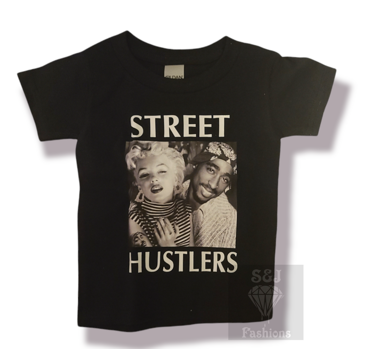 Tupac & Marilyn Monroe Street Hustlers Ladies Shirt Mens Shirt Boys Shirt Girls Shirt