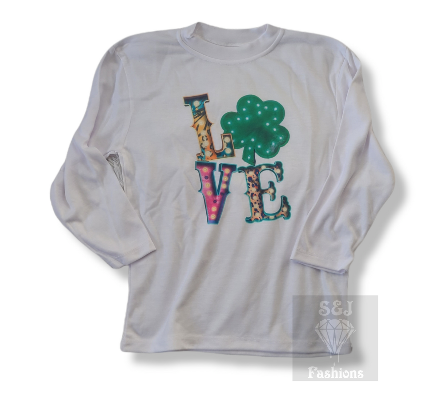 Love St. Patrick's Ladies Shirt Girls Shirt