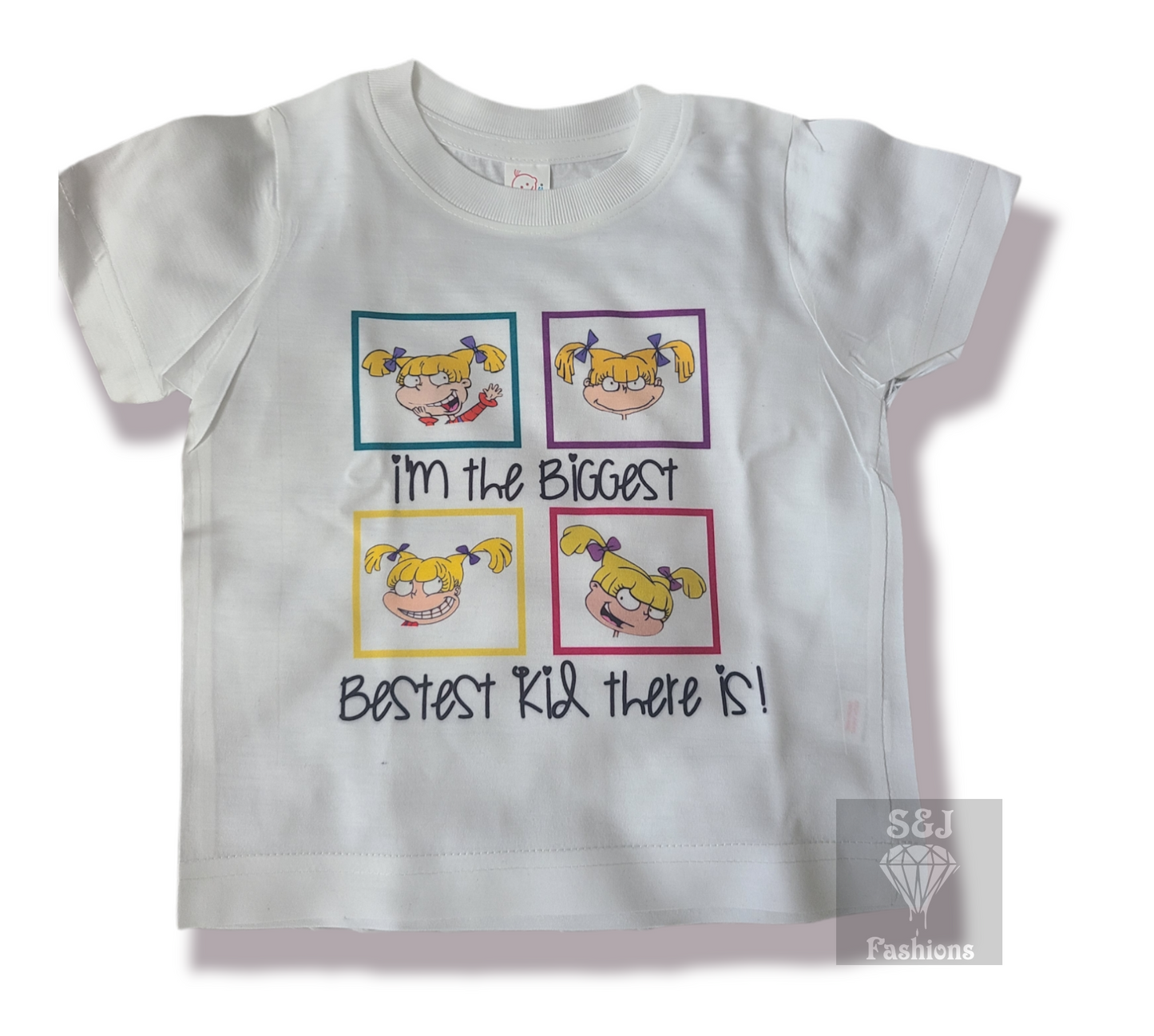 Rugrats Angelica I'm The Biggest Bestest Kid There Is Girls Shirt