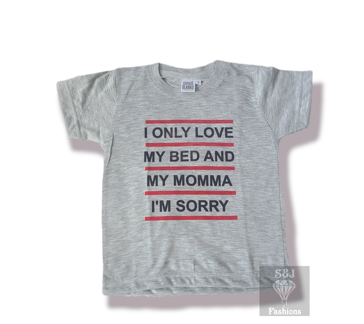 I Only Love My Bed Boys Shirt Girls Shirt