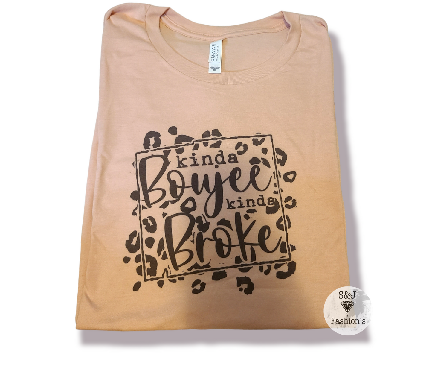 Kinda Boujee Kinda Bad Girls Shirt Ladies Shirt