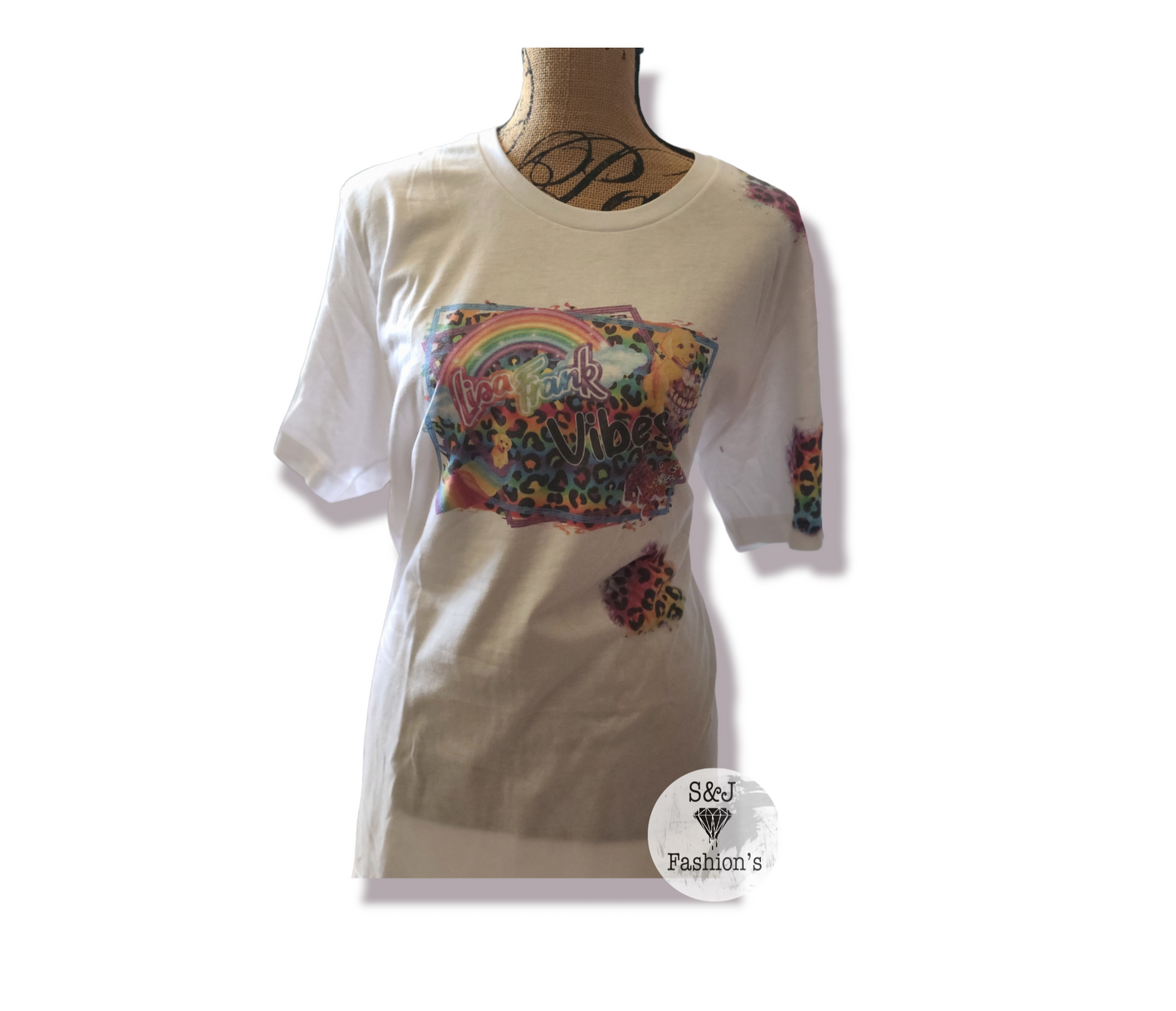 Lisa Frank Vibes Girls Shirt Ladies Shirt