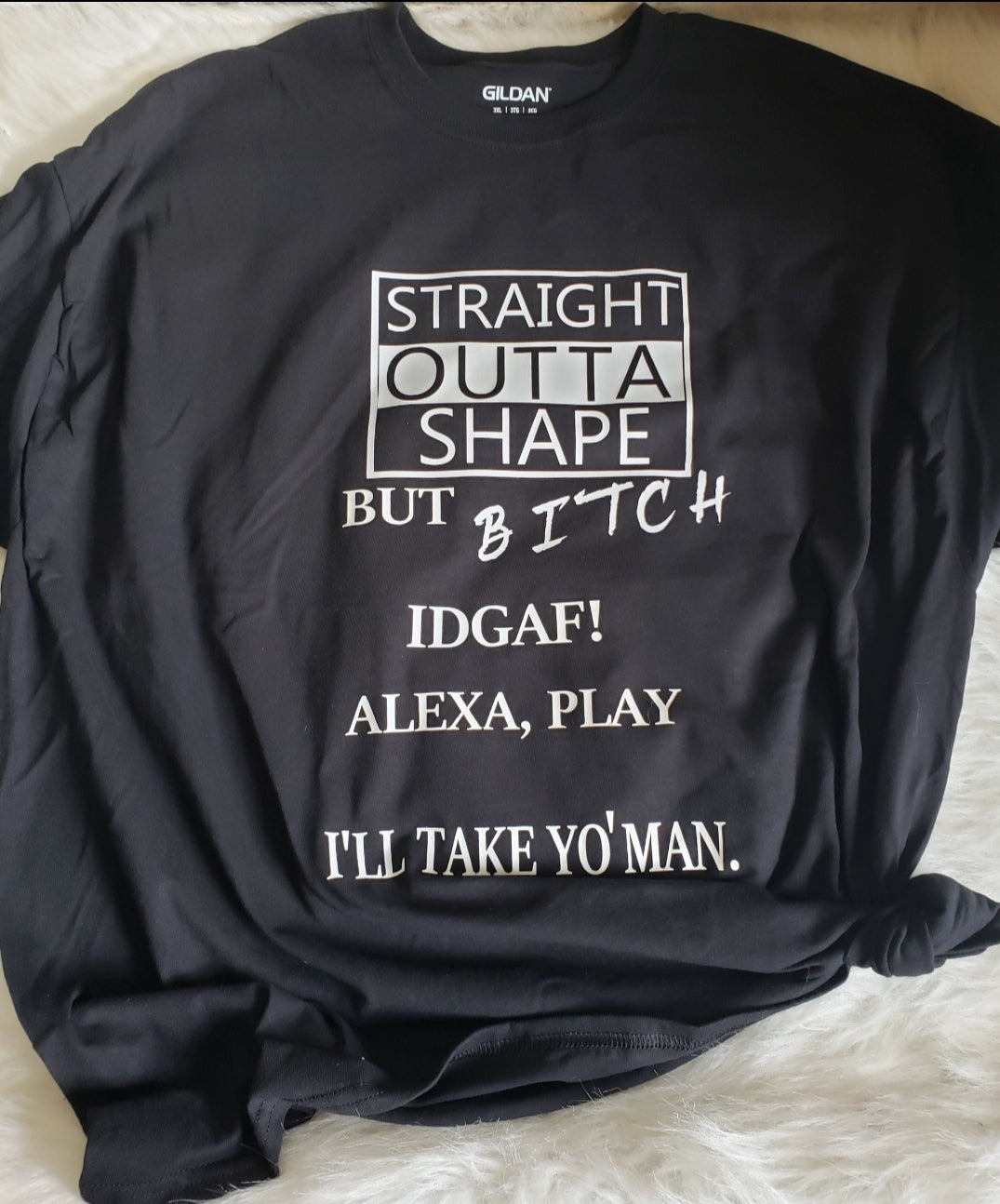 Straight Outta Shape Ladies Shirt