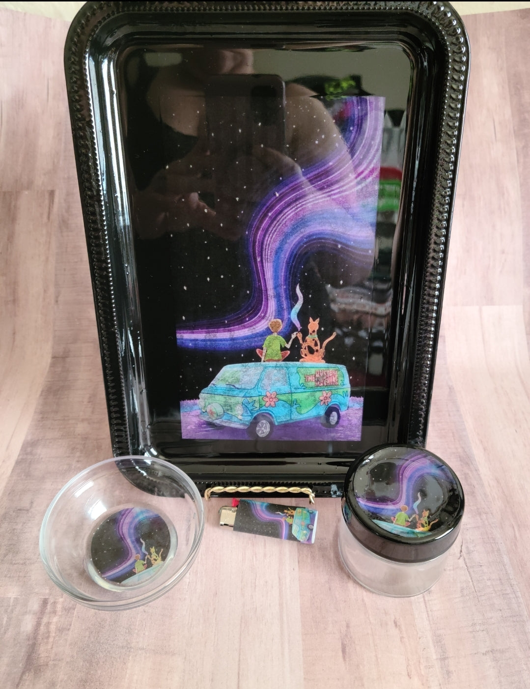 Scooby Doo Rolling Trays 4pc
