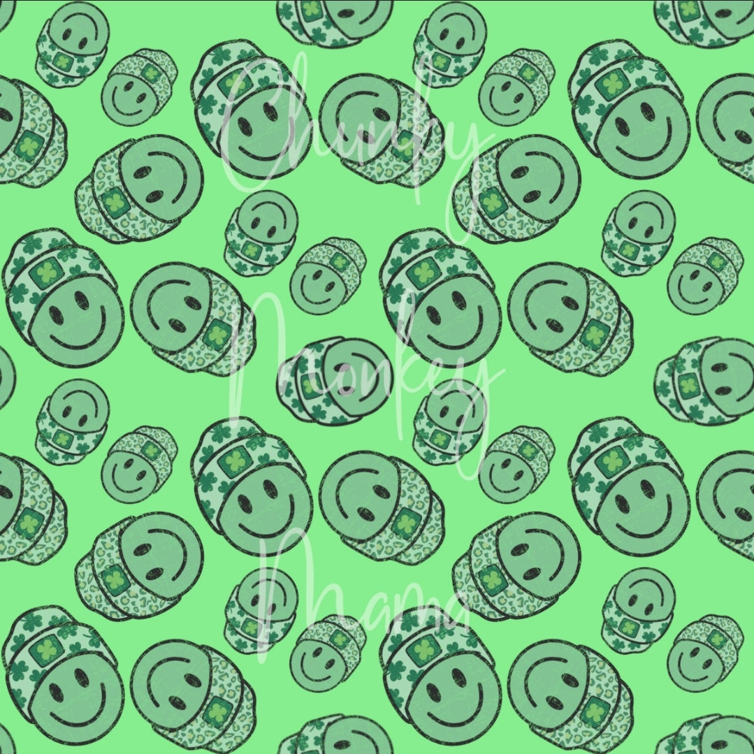 Smiley Face St. Patricks Handmade