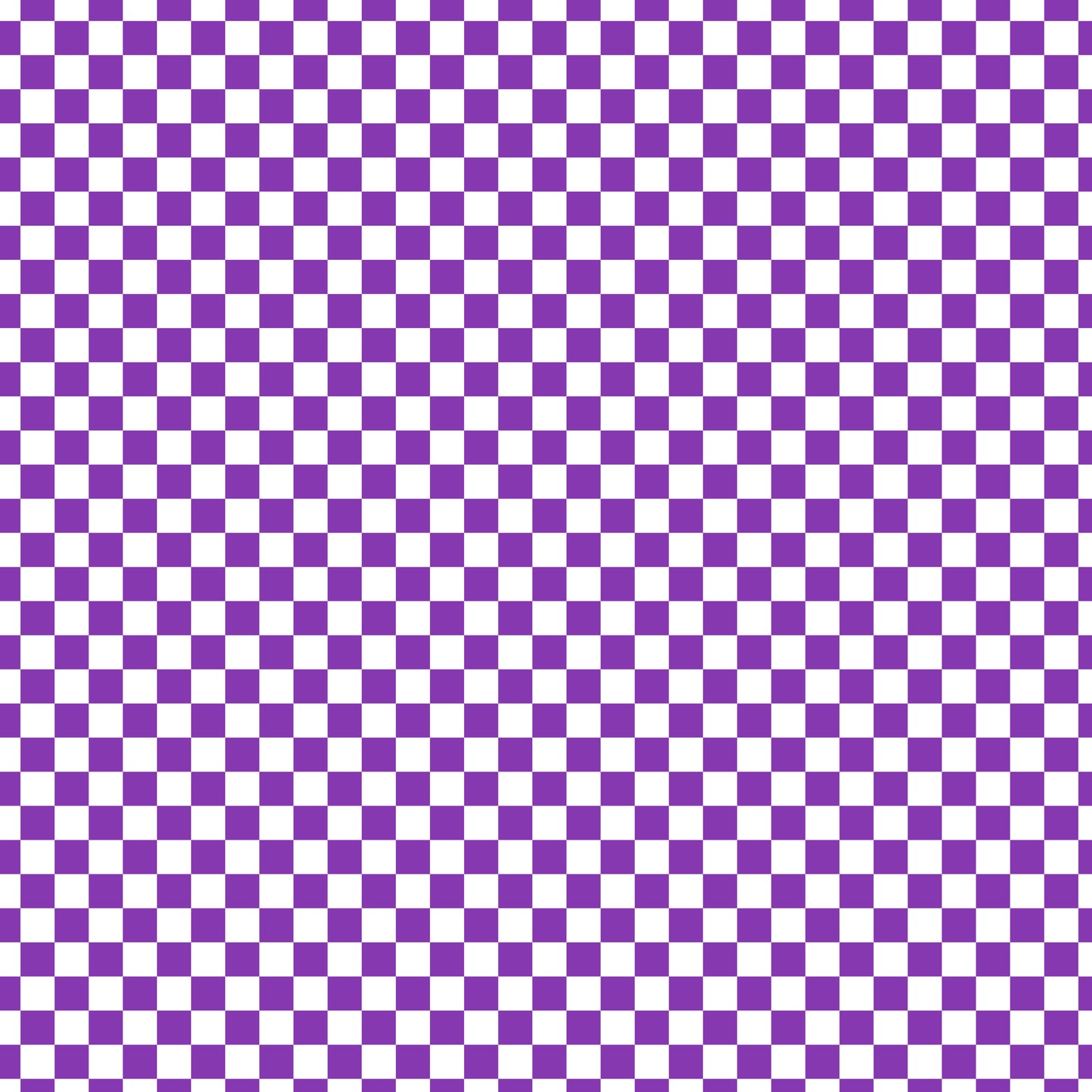 White Purple Checker Handmade