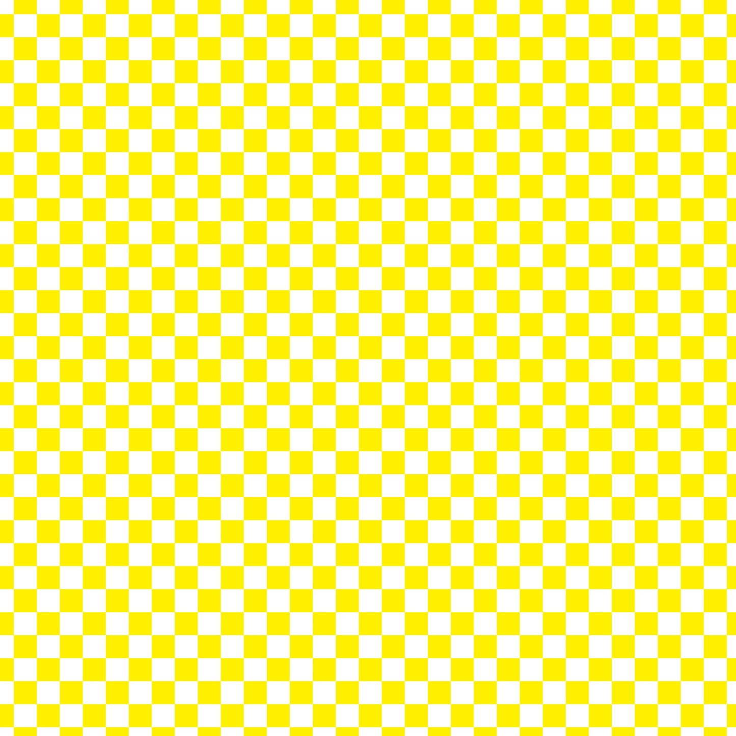 White Yellow Checker Handmade
