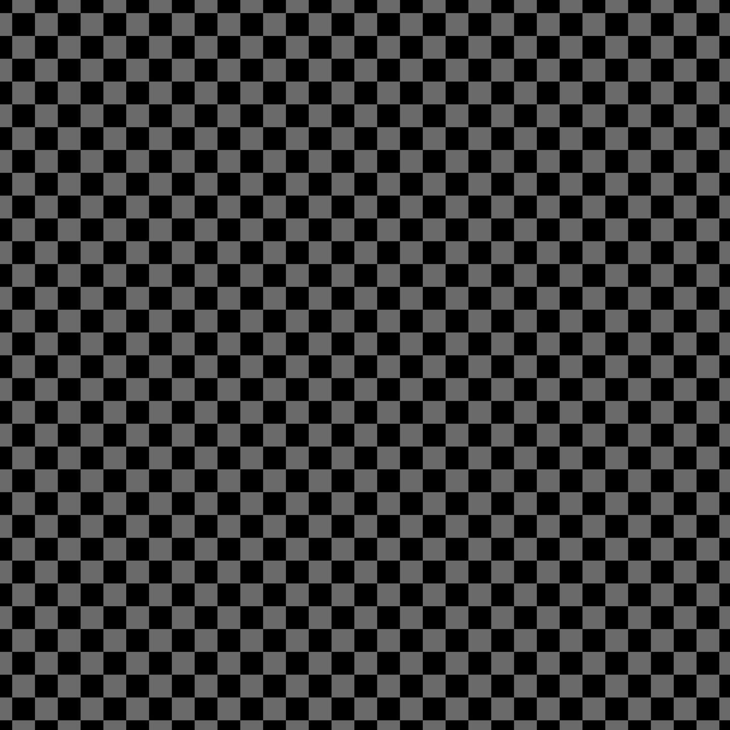 Black Grey Checker Handmade