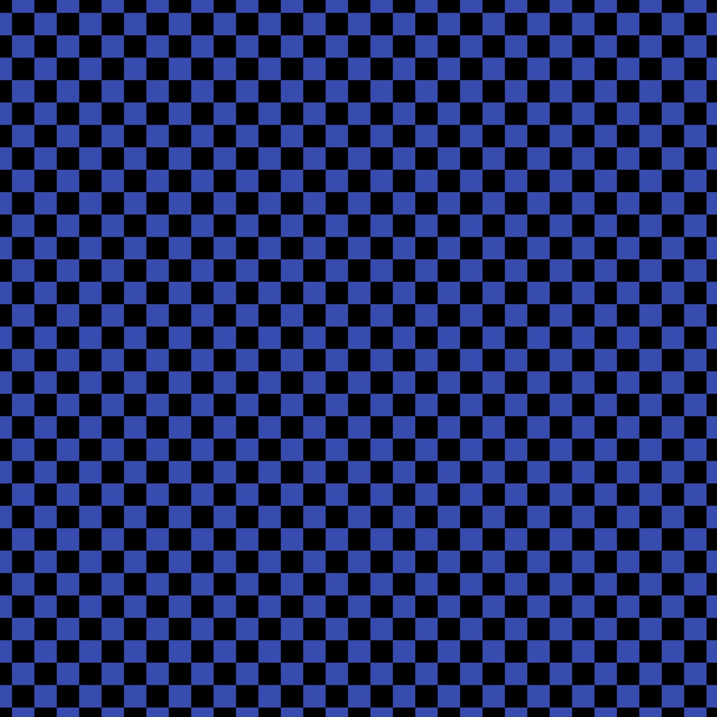 Black Blue Checker Handmade