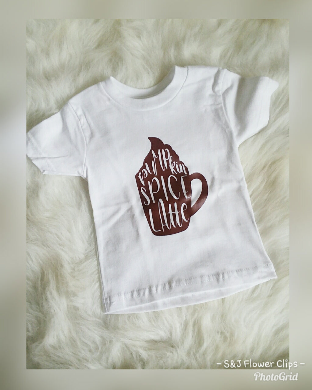 Pumpkin Spice latte Fall Girls Shirt Boys Shirt
